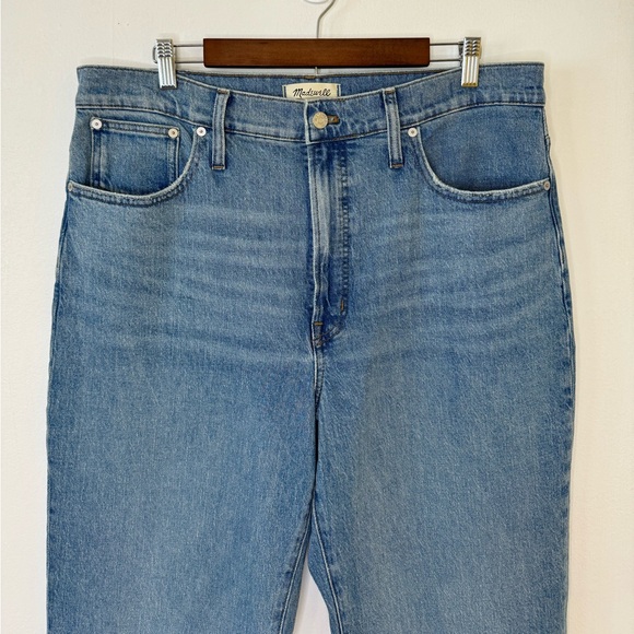 Madewell The Perfect Vintage Straight Jean In Hoye Wash Size 32 NWT - Picture 7 of 11